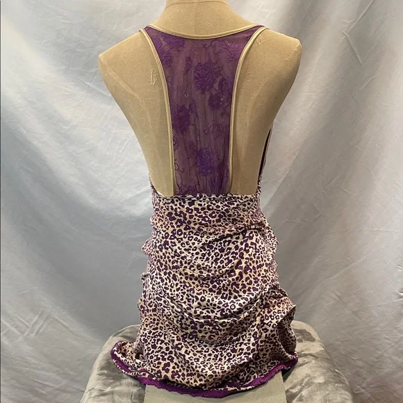 Leopard Print Purple Chemise - Picture 3 of 10